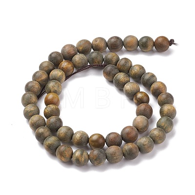 Natural Sandalwood Beads WOOD-F008-02F-1