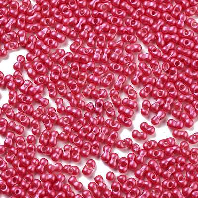 Opaque Colours Glass Seed Beads SEED-A033-06H-1