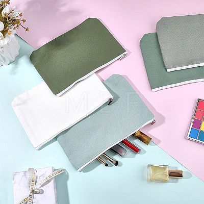 5Pcs 5 Colors Cloth Zipper Jewelry Bag Gift Pouches ABAG-WH0077-11C-1