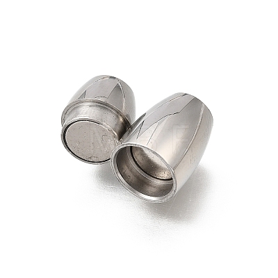 304 Stainless Steel Magnetic Clasps STAS-H263-06P-1
