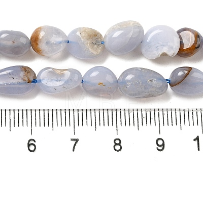 Natural Blue Lace Agate Beads Strands G-L608-A02-01B-1