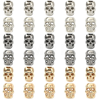 30Pcs 3 Colors Alloy European Beads FIND-YW0011-67-1