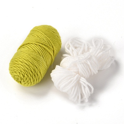 DIY Cotton Cup Mat Punch Needle Kits DIY-K032-38A-1