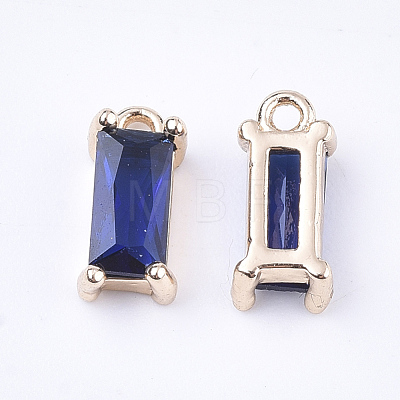 Transparent Glass Charms X-GLAA-T007-13A-1