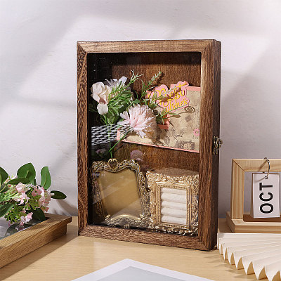 Wood Insect Specimen Display Cases with Visible Window CON-CA0001-035B-1