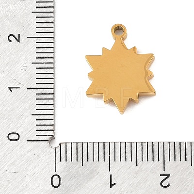 304 Stainless Steel Rhinestone Pendants RB-CBAB4B7-01C-G-1