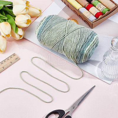 Cotton with Acrylic Fibers Knitting Yarn DIY-WH20055-121C-1