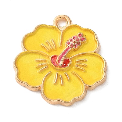 Alloy Enemal Pendants AL-CBAFB12-02A-1