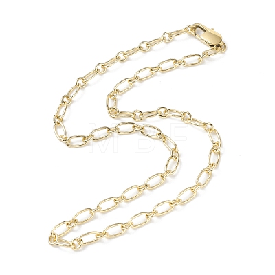 Brass Link Chains Necklaces for Men Women NJEW-JN03769-1