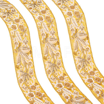 5Yards Polyester Lace Ribbon OCOR-ME0001-89A-1