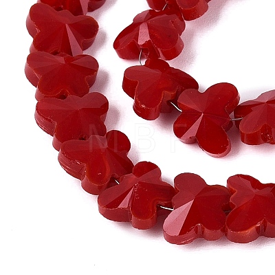 Opaque Glass Beads Strands GLAA-Q118-01B-C02-1