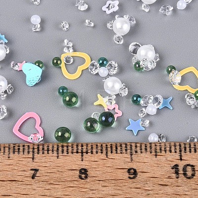 Plastic & Resin & Glass Shining Nail Art Glitter MRMJ-T080-13F-1