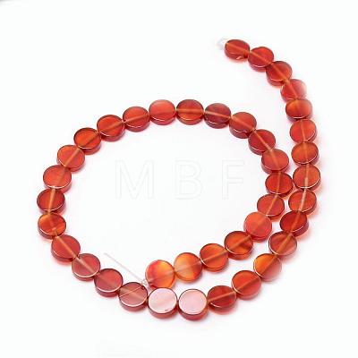 Natural Carnelian Beads Strands G-N0176-01-10x4mm-1