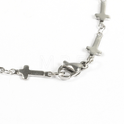 304 Stainless Steel Bracelets X-BJEW-D418-03-1