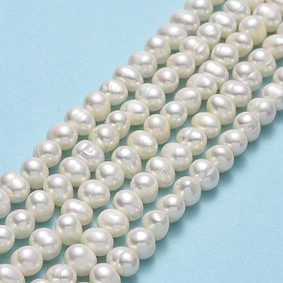 Natural Cultured Freshwater Pearl Beads Strands PEAR-F018-17B-01-1