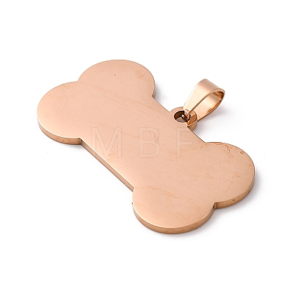 Ion Plating(IP) 304 Stainless Steel Pendants X-STAS-I140-07B-RG-1