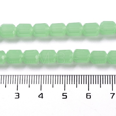 Imitation Jade Glass Bead Strands GLAA-G112-02B-1