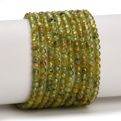 Natural Peridot Beads Strands GG-CBA753B-A04-3mm-1