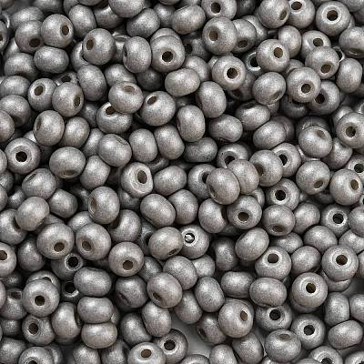 Imitation Jade Glass Seed Beads SEED-Z001-A-B08-1