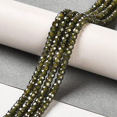 Cubic Zirconia Bead Strands ZIRC-G001-01J-1