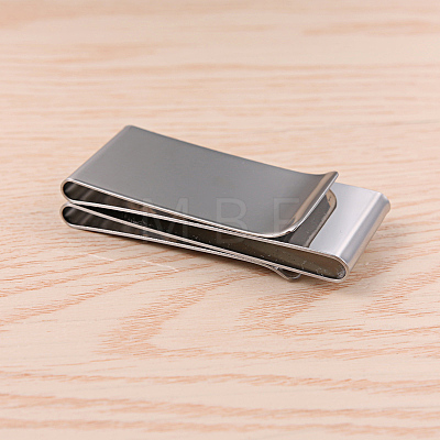 304 Stainless Steel Money Clips STAS-I058-02-1