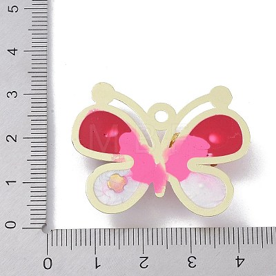 Rack Plating Alloy Enamel Pendants FIND-I038-13B-1