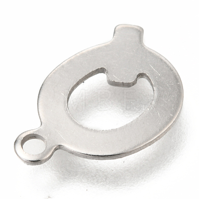 Non-Tarnish 201 Stainless Steel Charms STAS-C021-06P-Q-1