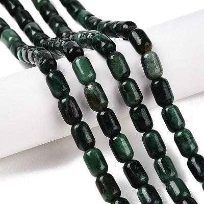 Natural Fuchsite Beads Strands G-G980-34A-1