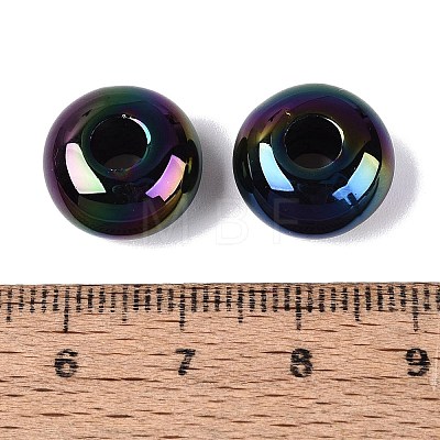 Opaque Acrylic European Beads OACR-E033-19N-1