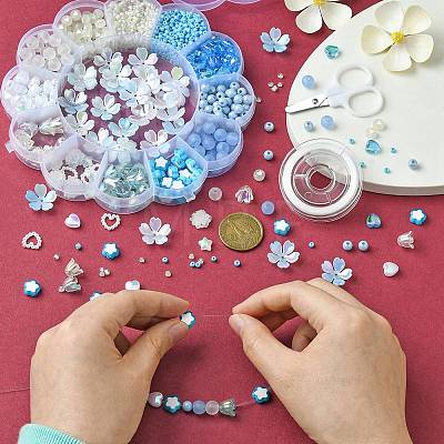 Acrylic Beads for DIY Jewelry Set DIY-YW0008-85-1