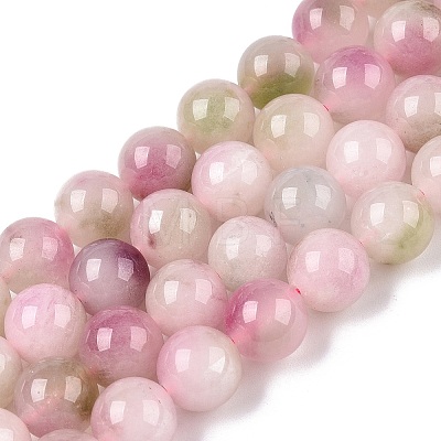 Dyed Natural White Jade Beads Strands G-T138-10mm-210-1-1