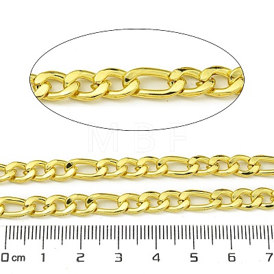 304 Stainless Steel Figaro Chains CHS-G036-10G-1