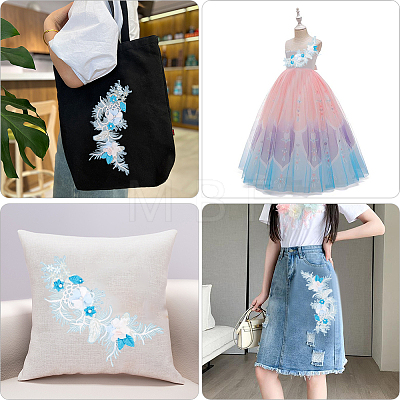 Polyester Embroidery Lace Sewing Ornaments DIY-WH2031-077B-02-1