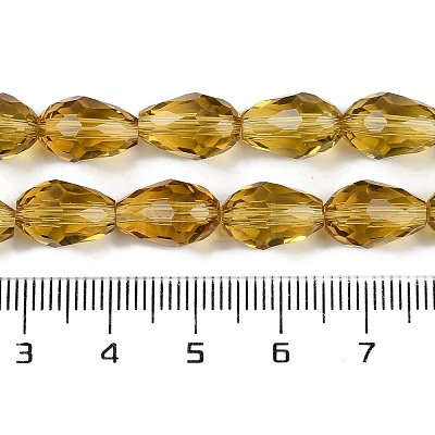 Transparent Glass Beads Strands EGLA-N013-T8mm-D08-1