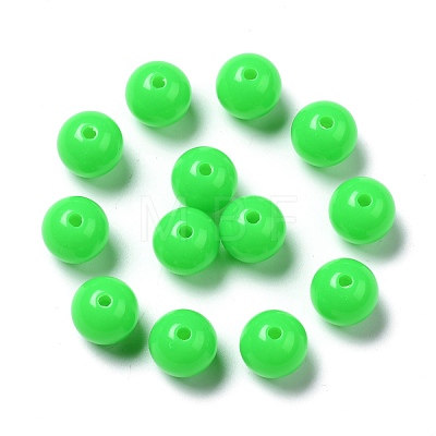 Fluorescent Acrylic Beads MACR-R517-10mm-07-1