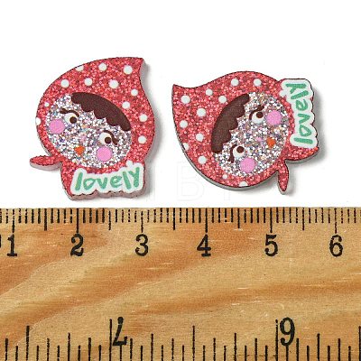 Resin Decoden Cabochons RESI-C045-08F-1