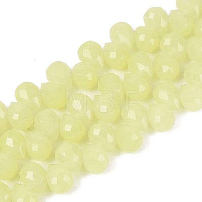 Imitation Jade Glass Beads Strands GLAA-Q116-01A-A04-1
