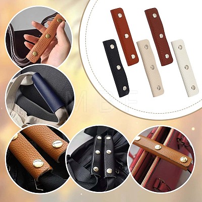 10Pcs 5 Colors Detachable PU Imitation Leather Bag Handle Wrap DIY-PH0038-12-1