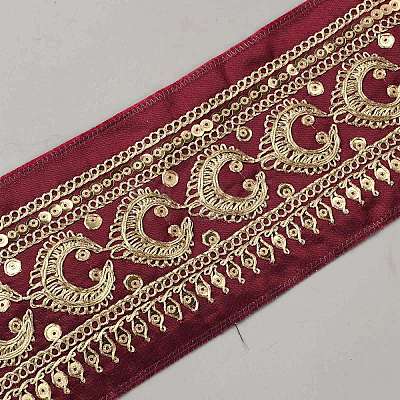 Vintage Jacquard Polyester Ribbon SRIB-WH20020-112A-1