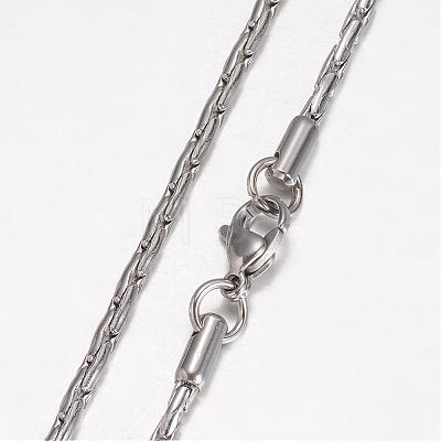 304 Stainless Steel Necklace MAK-K062-07P-1