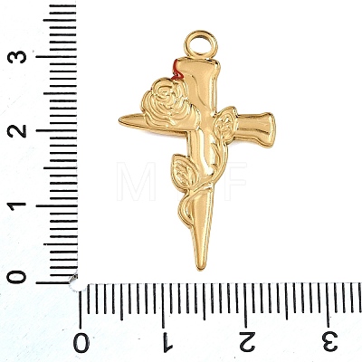 304 Stainless Steel Enamel Pendants SA-CBAA487-41G-1