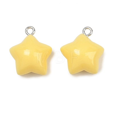 Opaque Resin Pendants RE-CBAF00C-11C-1