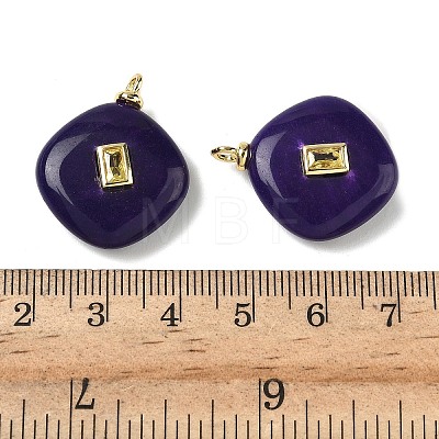 Dyed Natural White Jade Pendants G-H328-06G-A14-1