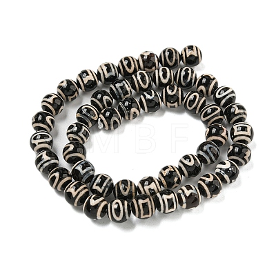 Tibetan Style dZi Beads G-U006-05-1