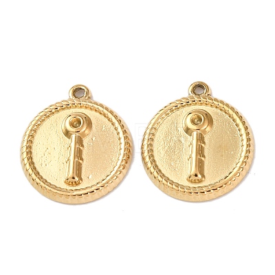 304 Stainless Steel Pendants STAS-P432-01E-G-1
