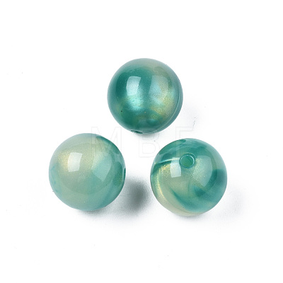 Opaque Acrylic Beads MACR-N009-014B-1
