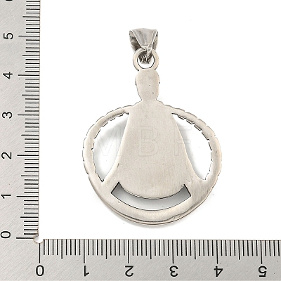 316 Surgical Stainless Steel Pendants STAS-E212-119AS-1