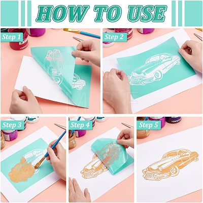 Self-Adhesive Silk Screen Printing Stencil DIY-WH0173-047-02-1