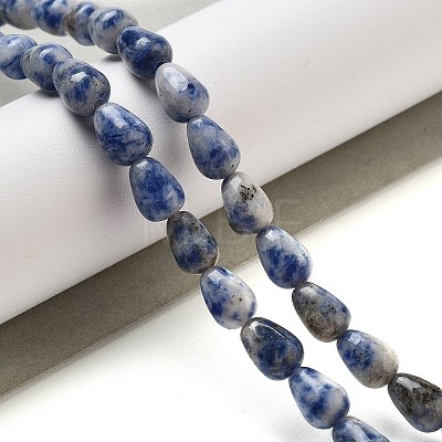 Natural Blue Spot Jasper Beads Strands G-B106-A15-01-1