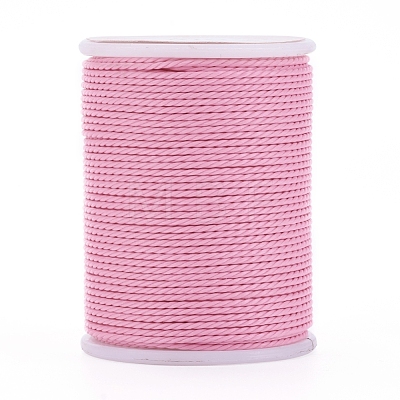 Round Waxed Polyester Cord X-YC-G006-01-1.0mm-05-1